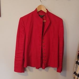 Red blazer